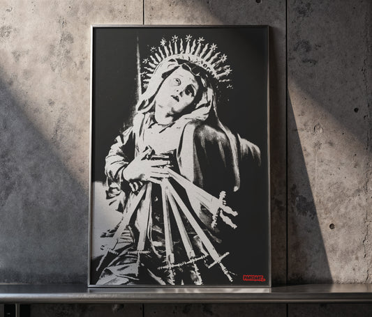 "7 Swords" Dark Art Print