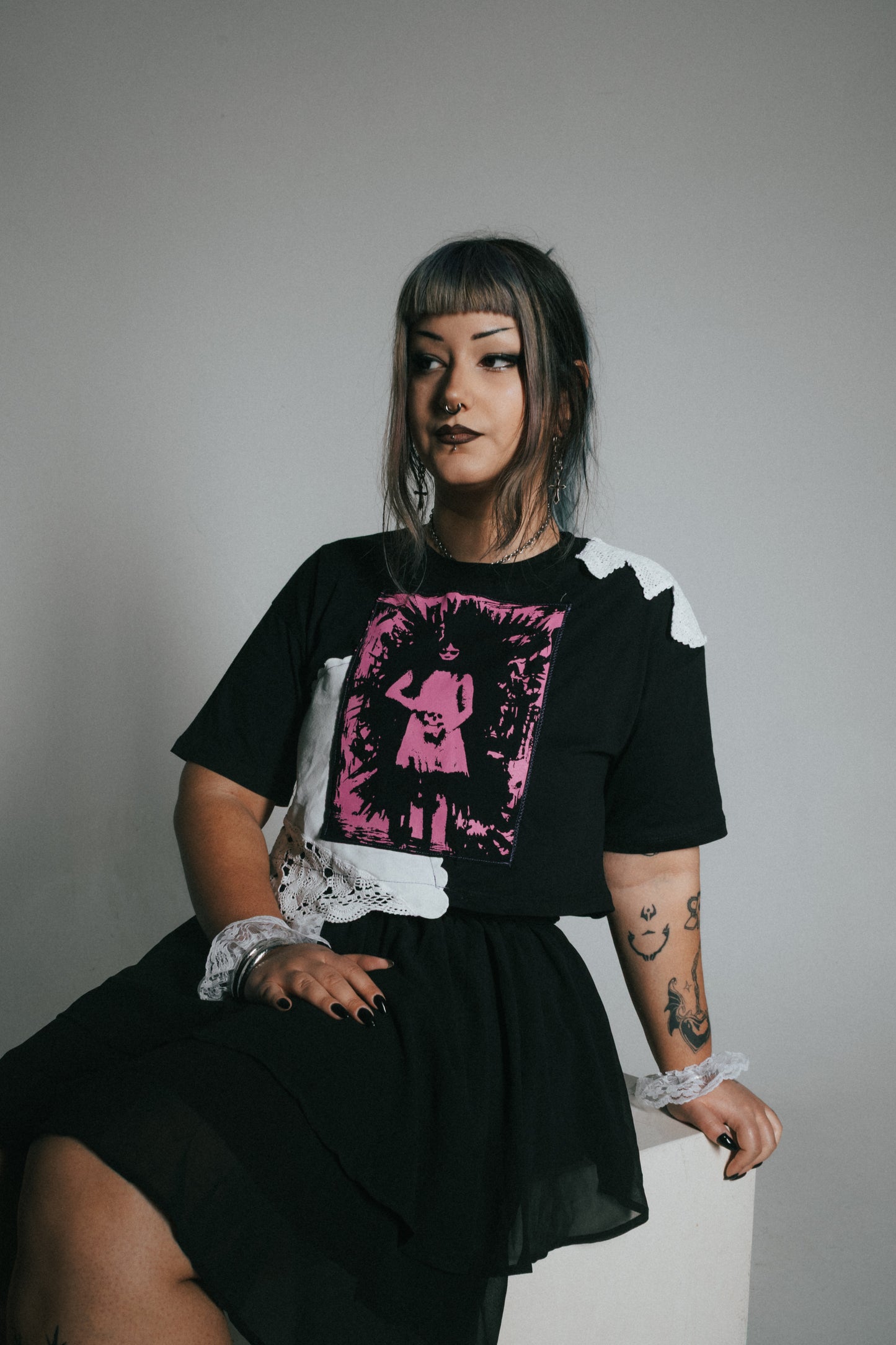 Blasphemy crop top / One of One