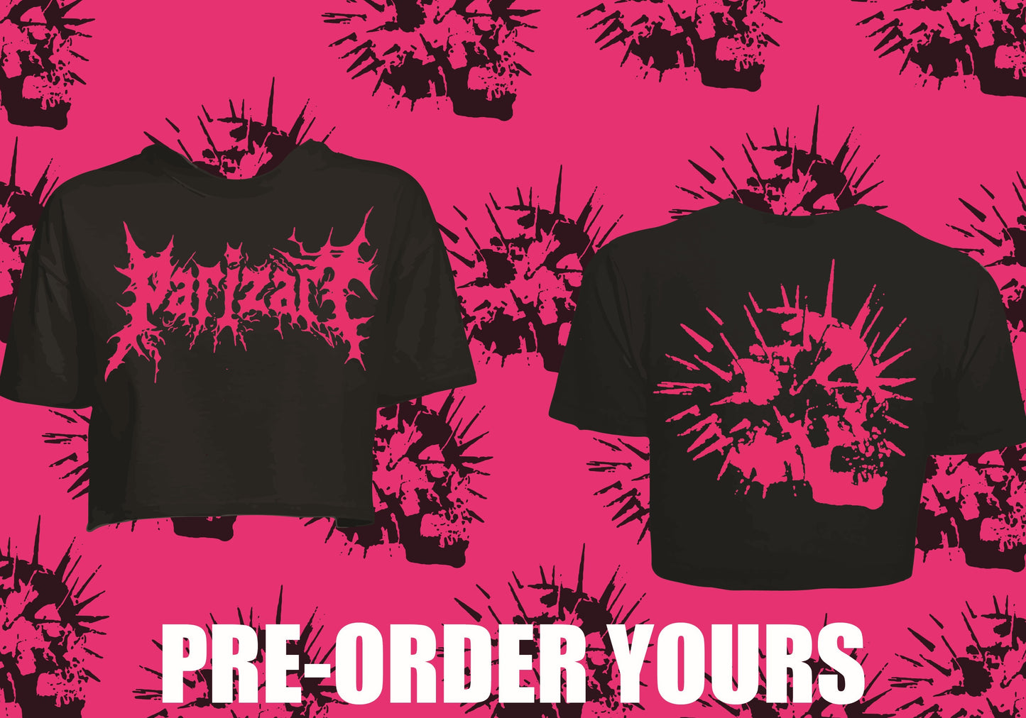 Skull Alternative Crop Top