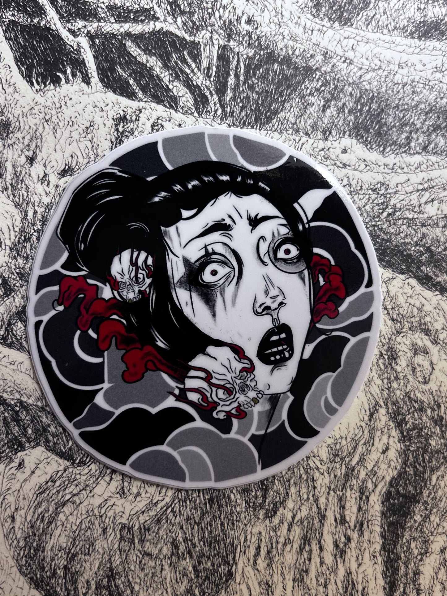 “Horror Wave” Vinyl Sticker
