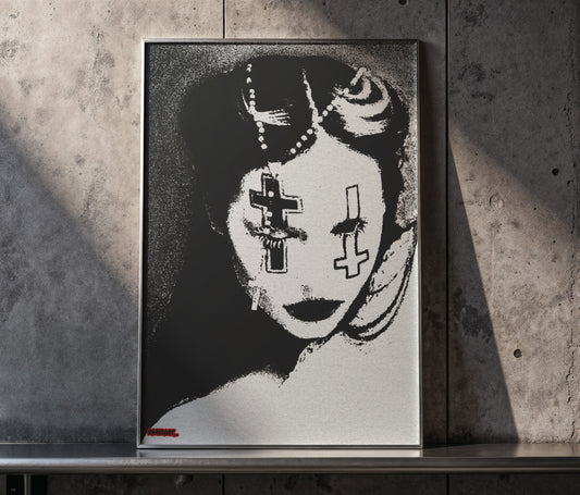 "Crosses" Gothic Art Print