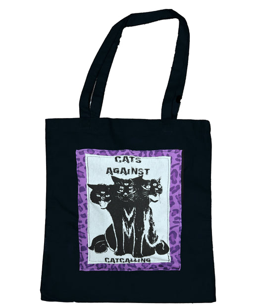 Cats Against Catcalling Tote bag