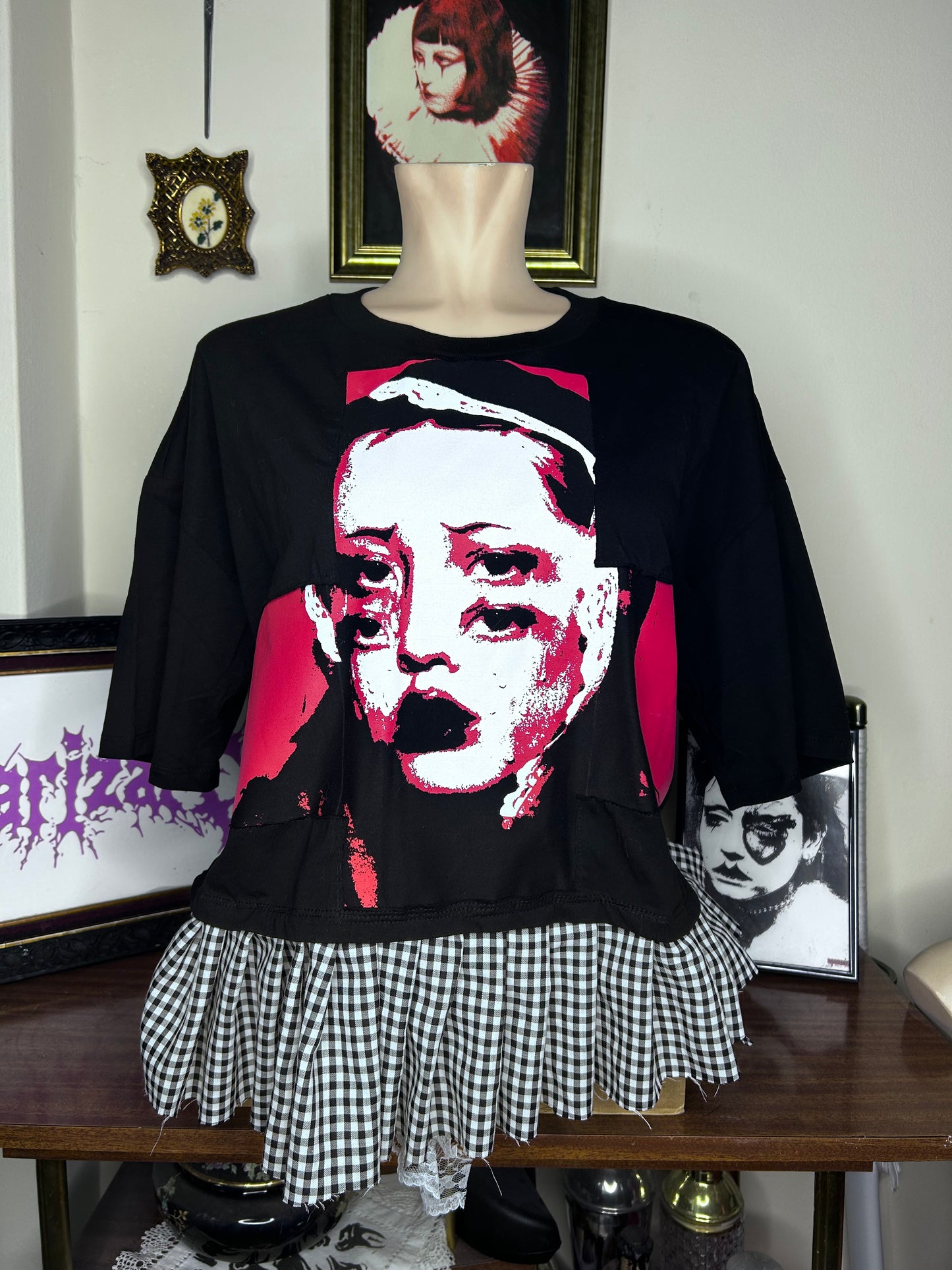 Sacred crop top / one of one