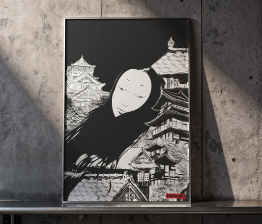"Yūrei's Watch" Japanese Style Print