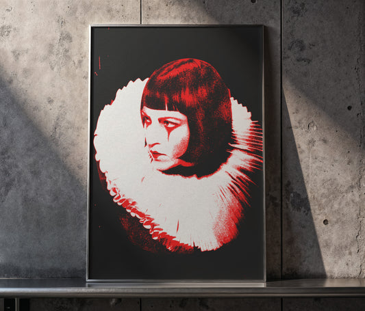 "Tears of the Harlequin" Dark Art Print