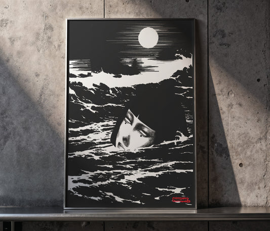 U M I B Ō Z U — Limited screen print (50×70 cm)