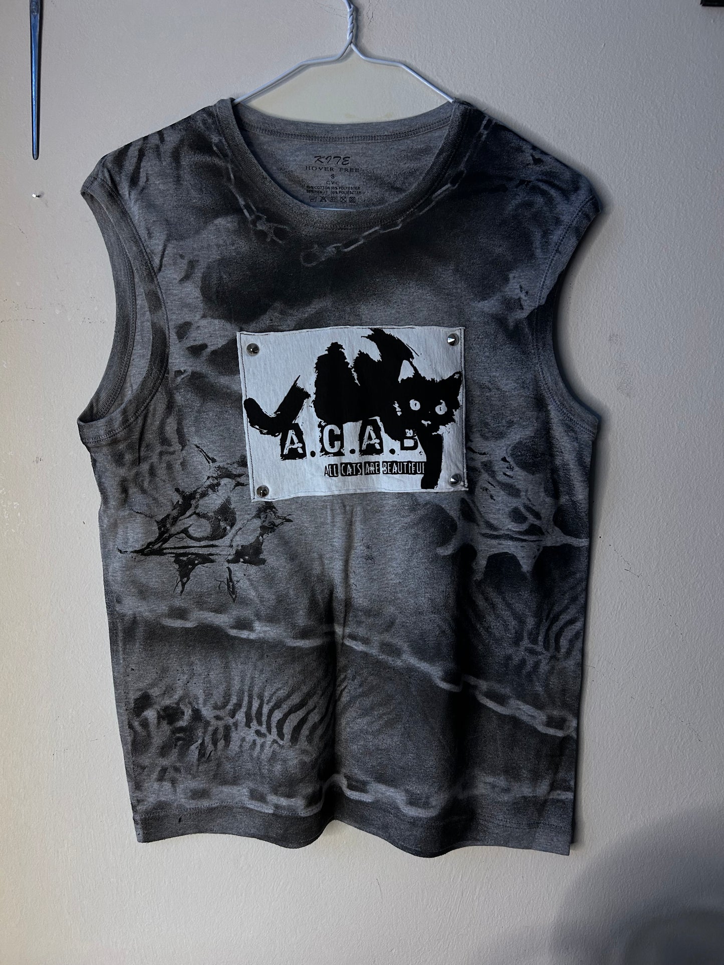 Reworked Sleeveless shirt unisex S-M (baggy)