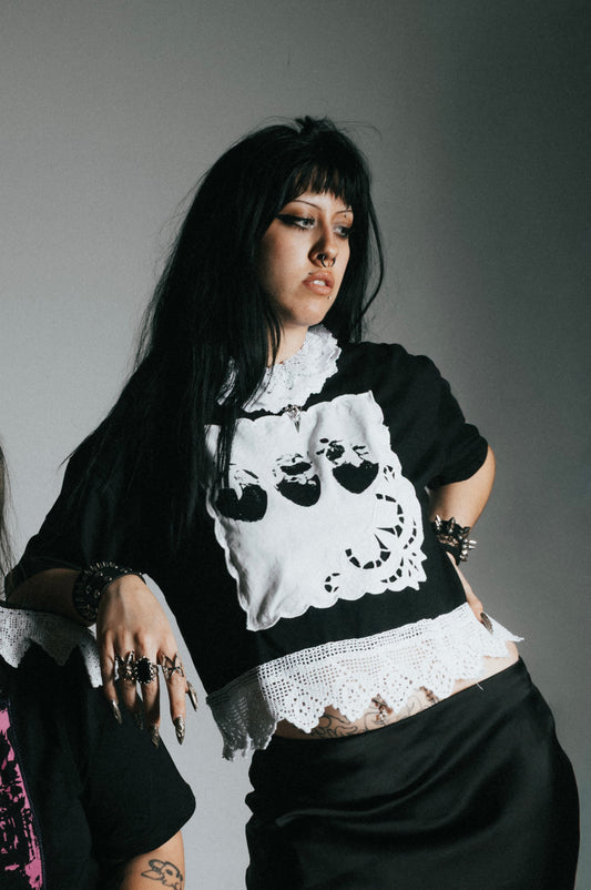 Funeral crop top / One of One