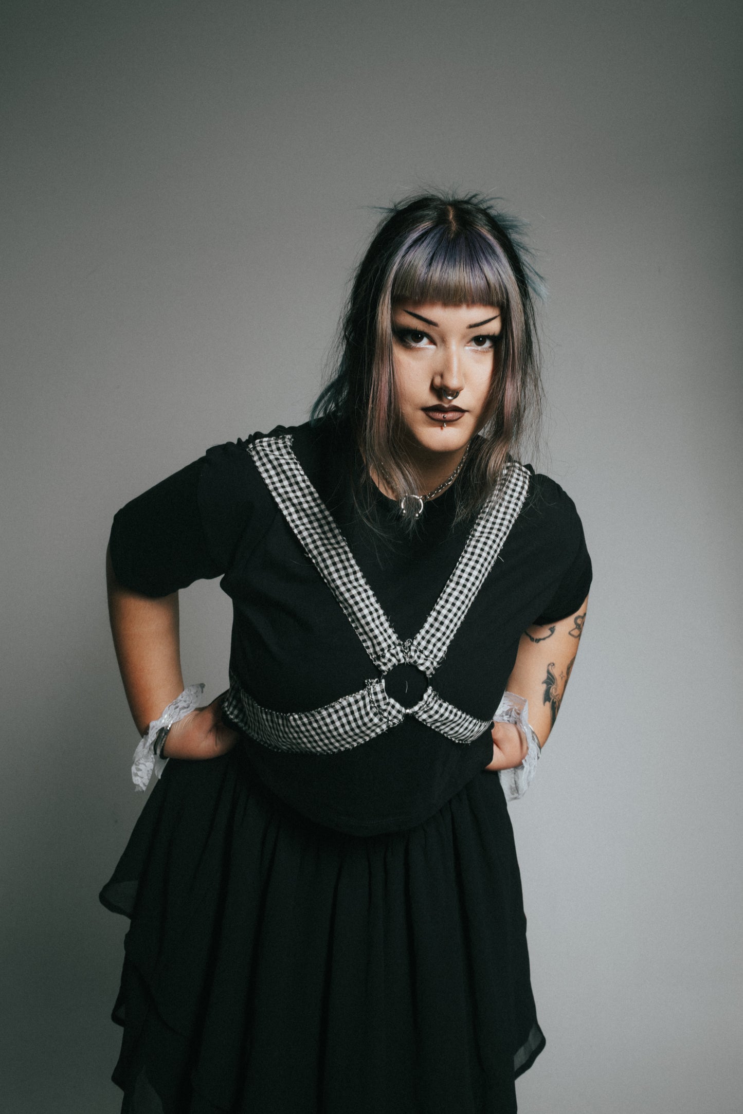 Ribbon crop top / One of One