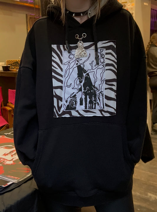 One of One Sacred Church Hoodie with Virgin Mary Charm