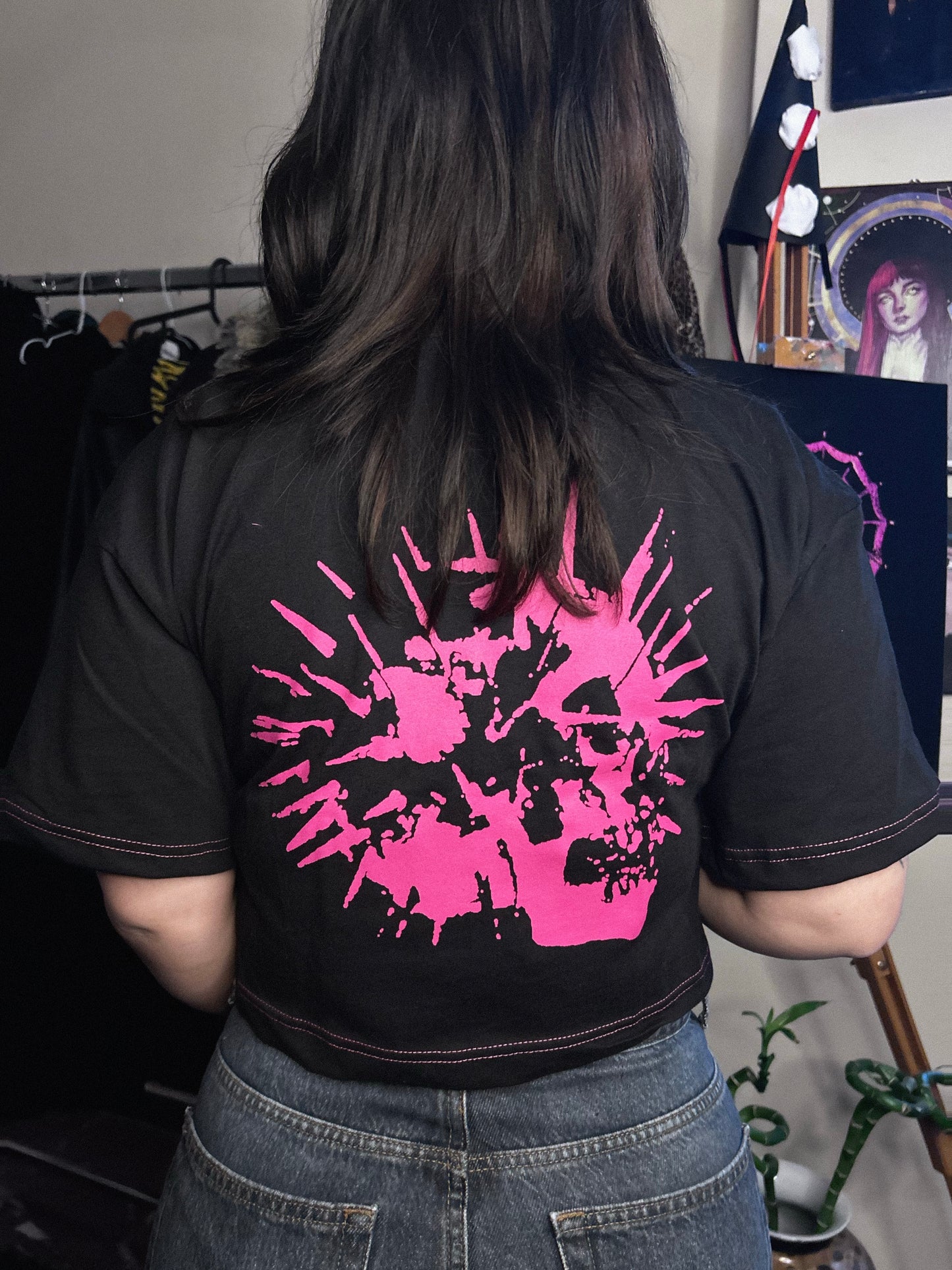 Skull Alternative Crop Top