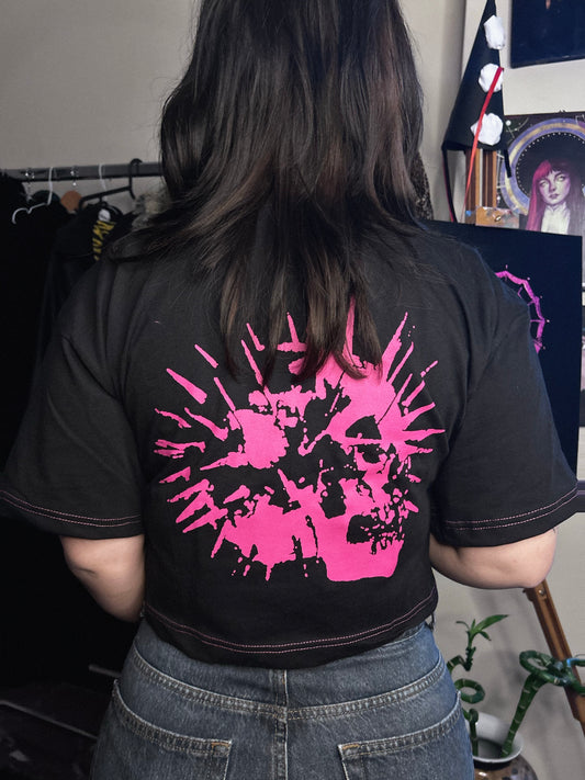 Skull Alternative Crop Top
