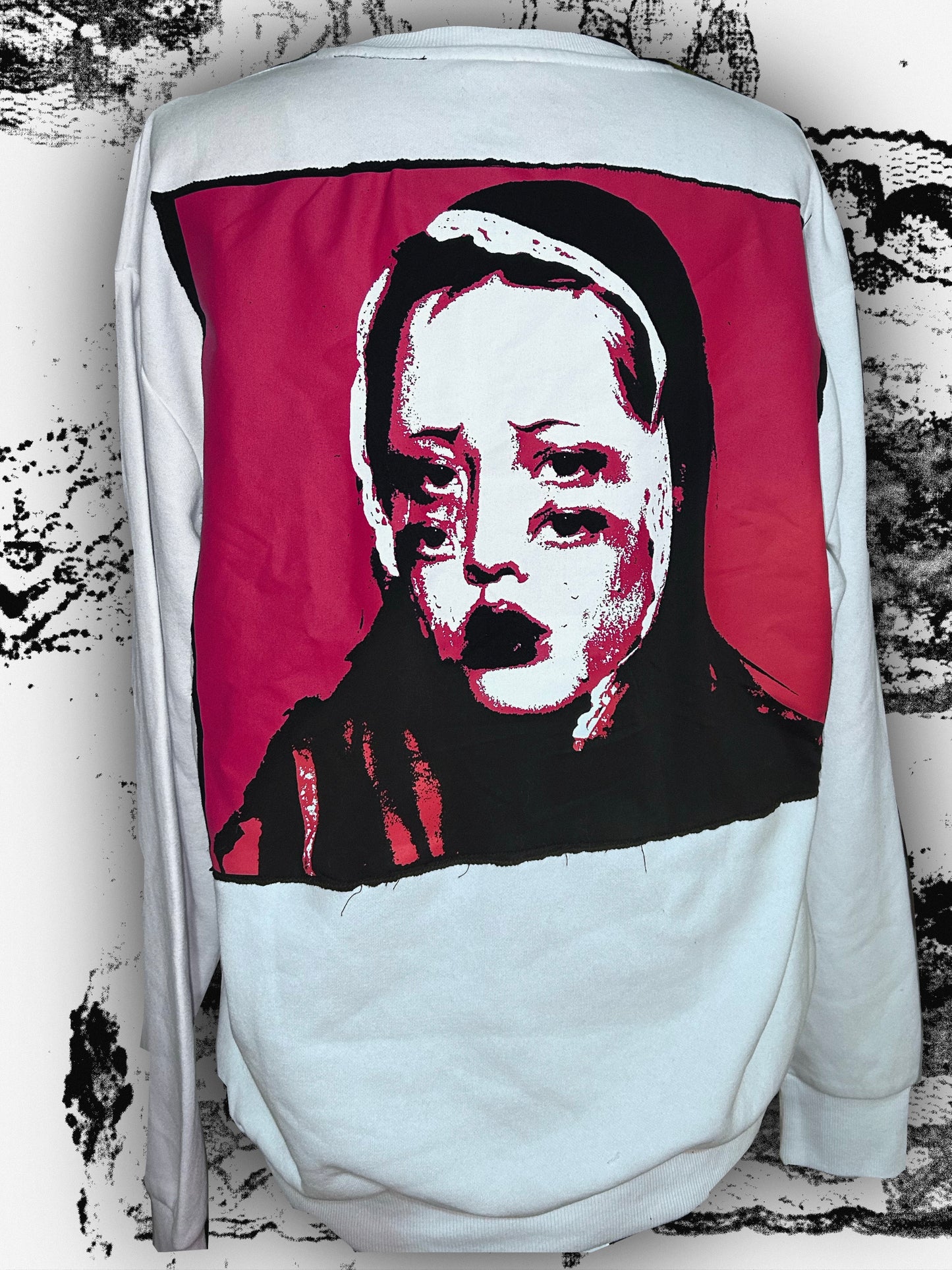 One–of–one reworked hoodie