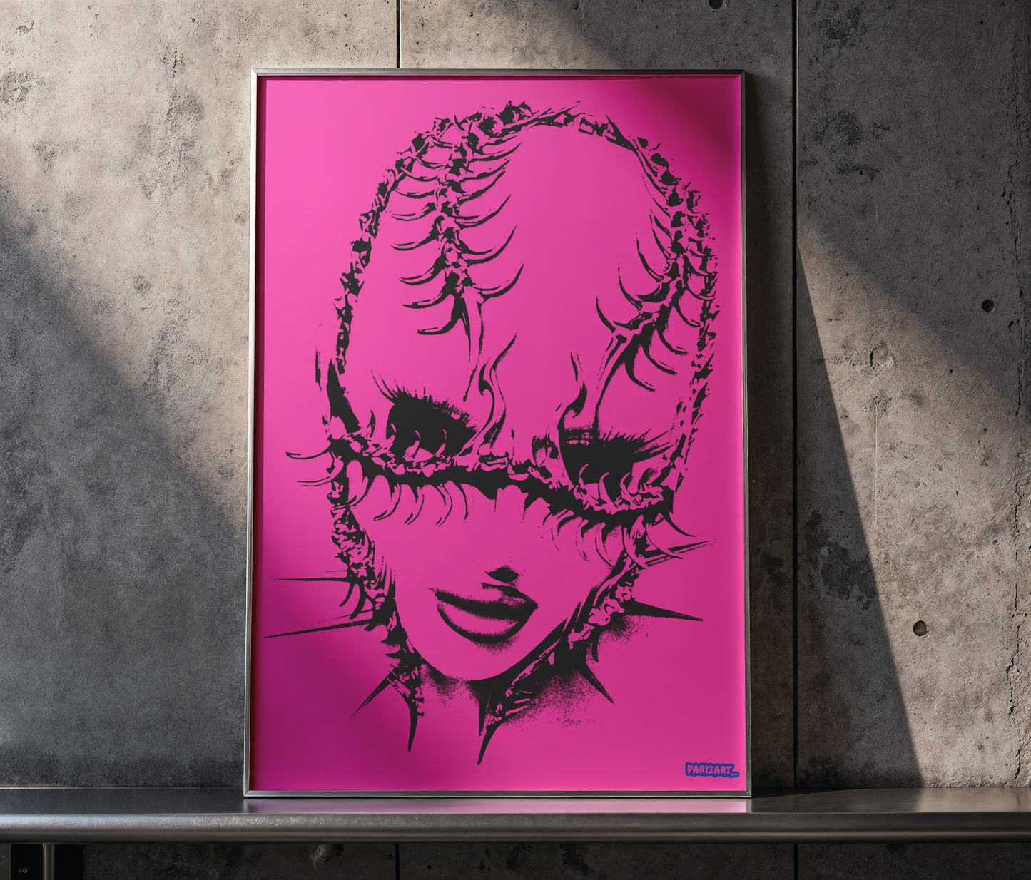 Spikes Punk Style Art Print