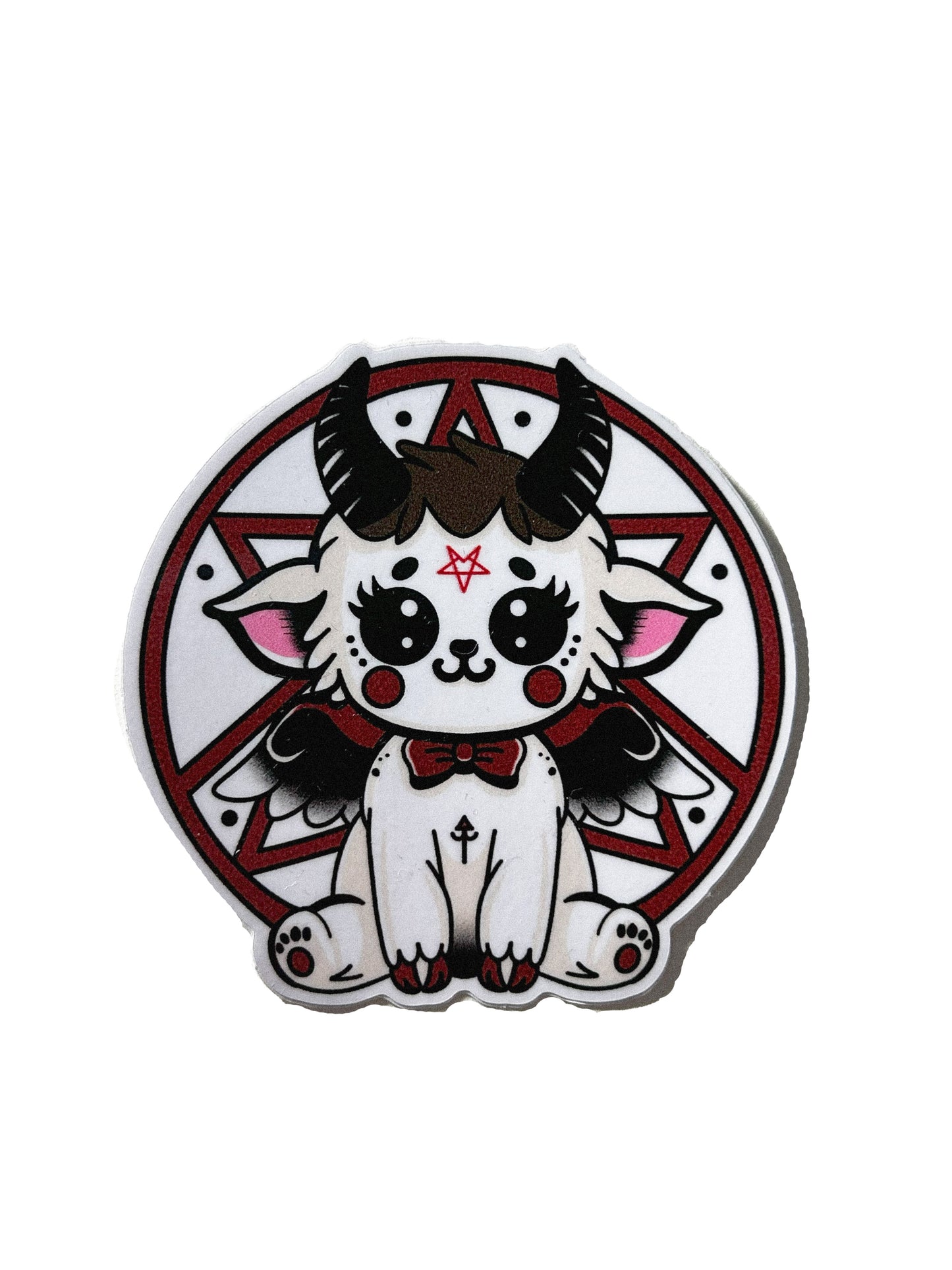 Evil Goat Vinyl Sticker
