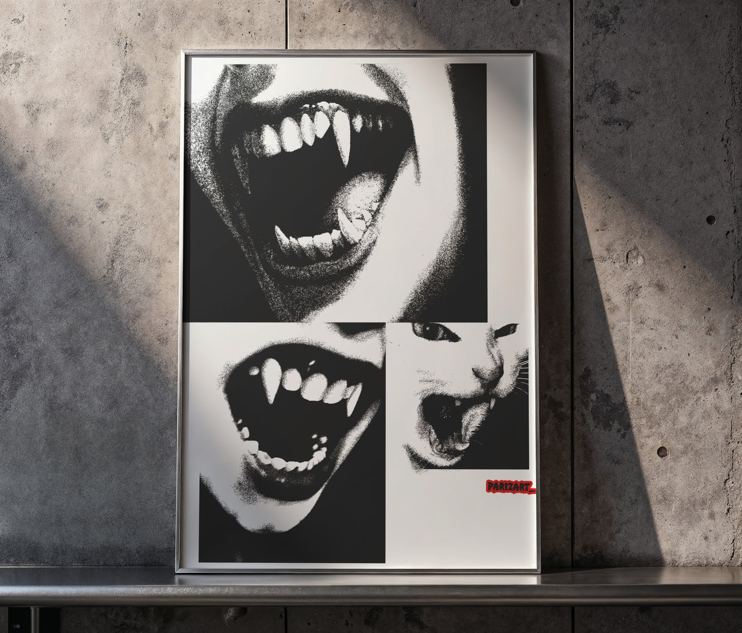 "Vampire Teeths" Art Print